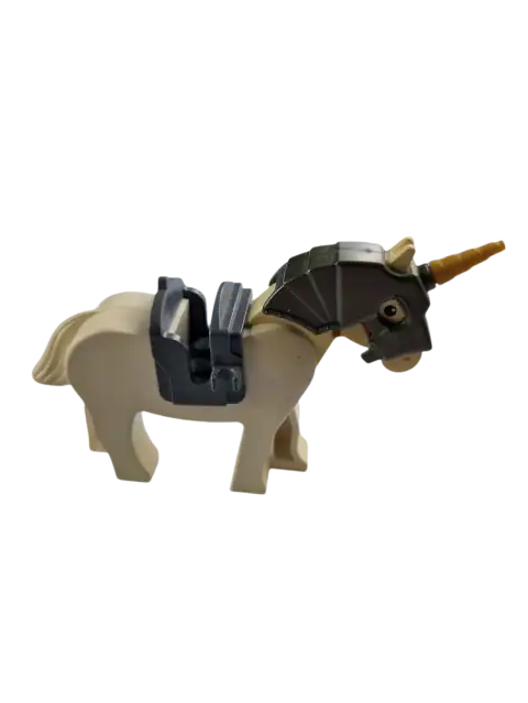 Lego-Minifigur Pferd mit Lego Zubehör