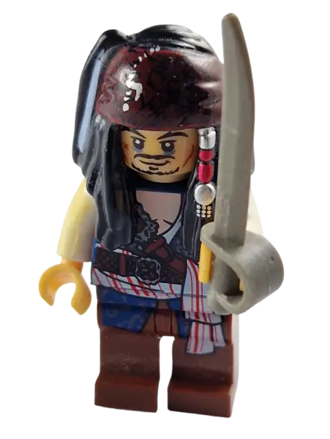 Custom-Minifigur Jack Sparrow